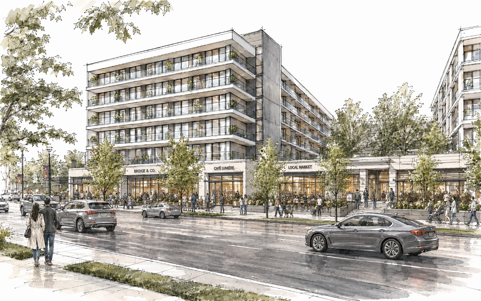 Lot K, rendering